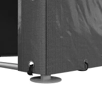 Outsunny 2.2 x 1.6 m Outdoor Storage Tent, with Accessories - Dark Grey(m-9)