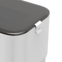 PawHut Automatic Cat Feeder Timed Portion Control Pet Food Dispenser with 2 Stainless Steel Bowls(m-13)