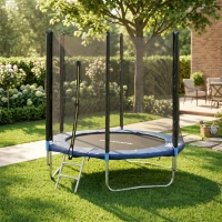 SPORTNOW Trampoline d'extérieur avec filet de sécurité Ø180 cm pour enfants et adultes(m-2)