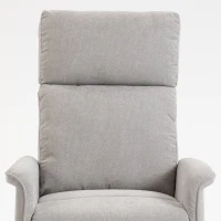 HOMCOM Fauteuil Releveur Électrique, Fauteuil Relax Électrique en Chenille avec Coussin à Ressorts, Dossier Inclinable, Gris(m-8)