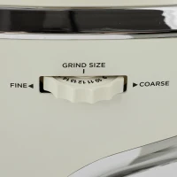 HOMCOM Bean to Cup Coffee Machine, Espresso Machine with Integrated Bean Grinder & Steam Wand, Cream White(m-11)