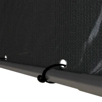 Outsunny 2.2 x 1.6 m Outdoor Storage Tent, with Accessories - Dark Grey(m-12)
