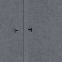 Outsunny 4 parois latérales pour pavillon de jardin tonnelle rigide 300 x 300 cm protéger de la pluie vent soleil gris(m-9)