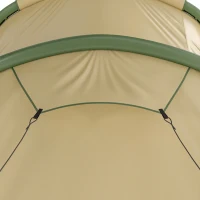 Outsunny Inflatable Tent 2 Bedroom Tunnel Design Windproof Air Tent with Carry Bag for 4 Person(m-12)