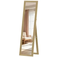 HOMCOM 37 x 157 cm Full Length Mirror - Natural(m-11)