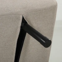 HOMCOM Fauteuil Convertible 1 Place, Fauteuil-Lit Clic-Clac 3 en 1 avec Dossier Réglable, Oreiller, Assise Large, Marron Clair(m-10)
