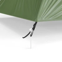 Outsunny Inflatable Tent 2 Bedroom Tunnel Design Windproof Air Tent with Carry Bag for 4 Person(m-11)