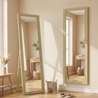 HOMCOM 37 x 157 cm Full Length Mirror - Natural(m-2)