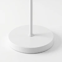 HOMCOM Modern Standing Lamp, Floor Lamp with 350° Rotatable Head for Living Room, White(m-10)