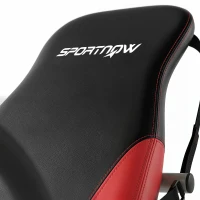 SPORTNOW Table d'Inversion Pliable en Acier, Inversion 0-90°, Verrou de Cheville Réglable, 122x59x130cm, Rouge(m-13)