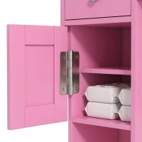 AIYAPLAY Coiffeuse pour enfants avec tabouret et miroir LED, table de maquillage pour 3 à 8 ans, 88,6 x 38,8 x 96,9 cm, rose(m-13)