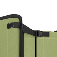 Outsunny Chariot de jardin pliable 130 L chariot de transport sac amovible poignée télescopique rotative 90 x 50 x 60 cm noir(m-11)
