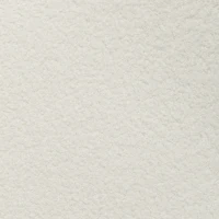 HOMCOM Fauteuil Salon Sans Accoudoirs, Fauteuil d'Appoint Rembourré en Tissu Bouclette, Coussin Épais, Assise Large, Blanc(m-14)