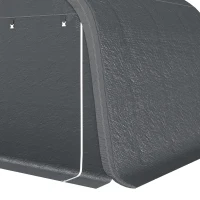 Outsunny 3 x 3(m) Garden Storage Tent, Heavy Duty Outdoor Shed with 2 Doors, Waterproof Portable Shed Tent Shelter with Galvanised Steel Frame for Bike, Motorcycle, Garden Tools, Grey(m-12)