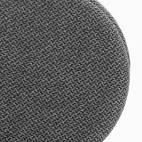 HOMCOM Storage Sitting Bench with Lid, Round Storage Ottoman with Rubberwood Legs, Dark Grey(m-13)