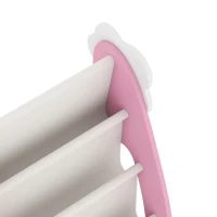 AIYAPLAY Meuble rangement enfant 3 à 8 ans, rangement jouets enfant modulaire avec porte-magazines à 4 étagères, rose(m-12)