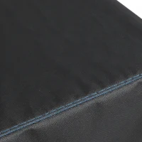Outsunny Housse Salon de Jardin Extérieure Imperméable 420D Tissu Oxford, avec Évent et Sac de Rangement, 180x120x74cm, Noir(m-12)