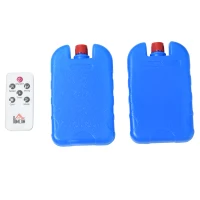 HOMCOM Refroidisseur d'air portable mobile par évaporation 3 en 1 oscillation, 3 vitesses, télécommande, minuterie 8H, blanc(m-15)