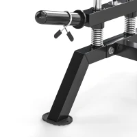 SPORTNOW Station de Musculation à Poulie Machine à Câble LAT Fixation Murale Charge de Poids Personnalisable 85x68x210cm Noir(m-12)