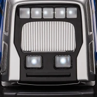 HOMCOM Tracteur électrique avec remorque amovible, pour enfants de 3 à 6 ans avec télécommande MP3 musique affichage lumières(m-12)