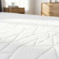 HOMCOM Matelas 140 x 190 cm, 25 cm d'épaisseur, mousse à mémoire de forme, ressorts ensachés 7 zones, fermeté moyenne(m-13)