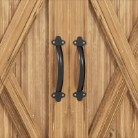 Outsunny Tuinhuisje met dubbele deuren, magneetsluitingen, natuurlijk hout, 77B x 55D x 72H cm, bruin(m-9)