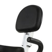 SPORTNOW Vélo d'Appartement Pliable Vélo de Fitness 3 en 1 Silencieux Connecté Kinomap Bluetooth et Zwift 105x53,5x109cm Blanc(m-15)
