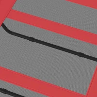 PawHut hondenligstoel outdoor hondenmand kattenmand dierenmand slaapplaats rood(m-13)