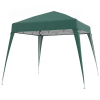 Outsunny Partytent 3 x 3 m inklapbare partytent opvouwbare tent paviljoen tuintent draagbaar 2 kleuren(m-1)