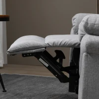 HOMCOM relaxfauteuil met ligfunctie 91 cm x 92 cm x 102 cm(m-8)