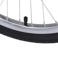 HOMCOM Transportaanhanger fietsaanhanger fiets opvouwbaar CargoTrailer grijs(m-9)