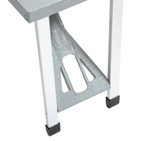 Outsunny® campingtafel set picknicktafel zitgroep klaptafel met 4 stoelen aluminium 135 x 82 x 66 cm | Aosom.nl(m-8)