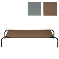 PawHut Hondenmand hondenbed koffiebruin kattenmand slaapplaats met vervangende hoes voor dierenmand(m-11)