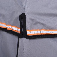 HOMCOM Transportaanhanger fietsaanhanger fiets opvouwbaar CargoTrailer grijs(m-8)