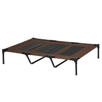 PawHut Hondenbed hondenligbed slaapplaats hondenbank hondenmand dierenbed 122 x 92 x 23 cm(m-14)