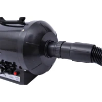 PawHut Hondenföhn Blower 2800 W Hondendroger met instelbare snelheid, temperatuurstanden, 3 mondstukken, verwarming, huisdierföhn voor honden katten huisdieren(m-11)