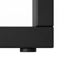 HOMCOM Étagère de rangement, bibliothèque géométrique à 5 niveaux, pour bureau, salon, chambre, noir et bois naturel(m-14)