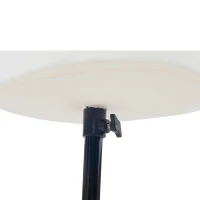 HOMCOM Mannequintorso, Paspop, Etalagepop, Schuim, Hout, Metaal, Wit(m-9)
