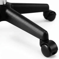 HOMCOM Tabouret massage a roulettes reglable en hauteur pivotant avec dossier ergonomique gris(m-13)