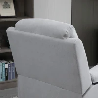 HOMCOM Elektrische sta-stoel Fauteuil met opstahulp voor senioren Grijs(m-9)