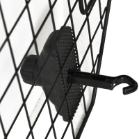 PawHut veiligheidshek auto zwart 120 x 40,5 cm(m-13)