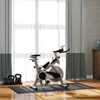 HOMCOM Bodenschutzmatte für Fitnessgeräte rutschfest Fitnessmatte 4 mm Dicke Unterlegmatte 200x100 cm Schwarz(m-2)