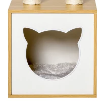 PawHut kattennest 35 cm x 35 cm x 81 cm(m-11)