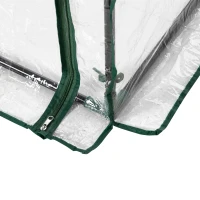 Outsunny kas met roldeur transparant 100 x 50 x 149 cm(m-7)