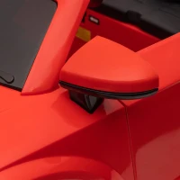 HOMCOM Kindervoertuig afstandsbediening elektrische auto MP3 3-6 jaar PP rood(m-12)