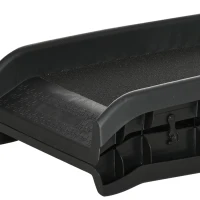 PawHut hondenhelling, hondenhelling voor auto's, opvouwbaar, antislippad, plastic, zwart, 155 x 39 x 14 cm(m-7)
