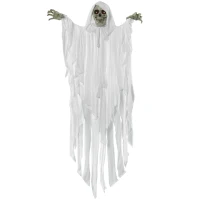 Outsunny Halloween-decoratie spook met speciale effecten en geluidsfunctie 100 cm x 18 cm x 153 cm(m-1)