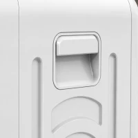 HOMCOM 5kg Vented Tumble Dryer, 1000W Compact Tumble Dryer with 5 Drying Modes, Stainless Steel Tub, White(m-12)