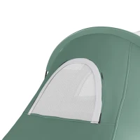 Outsunny Tente de camping familiale 5-6 pers. - tente tunelle étanche légère ventilée - grande porte + 2 fenêtres vert(m-13)