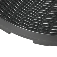 Outsunny 4-delige Parasolvoet, vulbaar, 100 x 100 x 8 cm, Zwart(m-12)